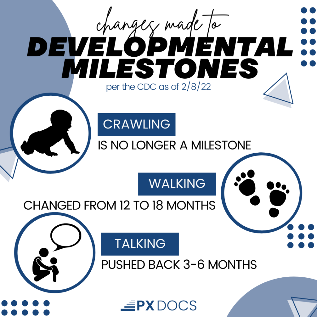 The New CDC Changes Made to Developmental Milestones | PX Docs