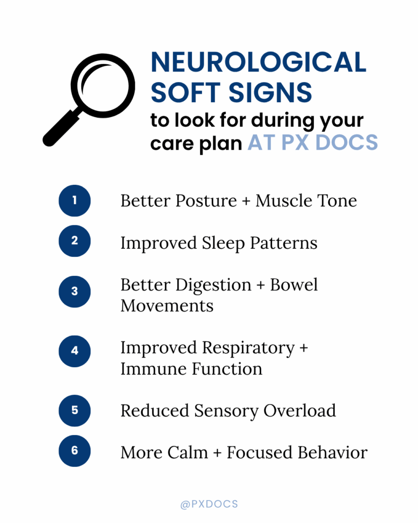 Neurological Soft Signs of Healing: What to Look for in Your Child’s Journey to Recovery | PX Docs